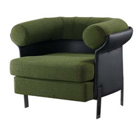 Canapé individuel de style moderne avec structure en contreplaqué d'eucalyptus, chaise de salon et de bureau en bois, en promotion