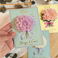 Tarjeta de Decoración para Velas con Logotipo Estampado en Caliente Personalizado, Tarjeta de Exhibición para Mini Velas Aromáticas