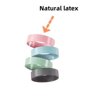 미끄럼 방지 요가 탄성 천연 라텍스 저항 밴드 세트 라텍스 힙 서클 밴드 근력 훈련용 - Product Image 2