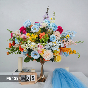 Personaliza una bola de flores de rosa de seda artificial de alta calidad para la decoración de bodas. - Product Image 2
