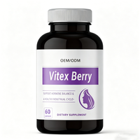 Extrait de baies de Vitex - Équilibre hormonal féminin et soutien du cycle menstruel, Complément alimentaire naturel à base de plantes, Directement de l'usine