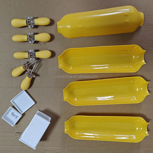 12 unids/set de soportes para mazorcas de maíz, 4 Uds., juego de bandejas de maíz, 8 Uds., soportes de plástico para maíz, tenedores y bandejas de plástico - Product Image 6