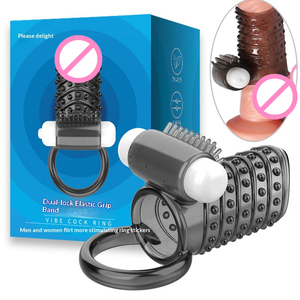 Anillo Vibrador para Pene, Grande y Pequeño, Resistente al Agua, Bloqueador de Semen, Juguete Sexual para Hombres, Venta al por Mayor - Product Image 2