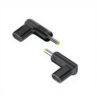 Adaptateur Convertisseur USB-C Femelle vers DC 4530 Mâle, Coudé à 90 Degrés, 65W, avec Puce E-mark Intégrée, Charge PD pour Ordinateur Portable