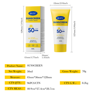 ครีมกันแดดเซราไมด์กลีเซอรีน สูตรเฉพาะสำหรับแบรนด์ส่วนตัว (OEM) SPF50+ ปกป้องผิวจากรังสี UVA UVB ทุกย่านความถี่ เนื้อบางเบา ซึมซาบเร็ว - Product Image 6