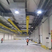 Système de ventilation résistant au feu pour l'agriculture en serre en plastique, conduit d'air en tissu, chaussettes d'air