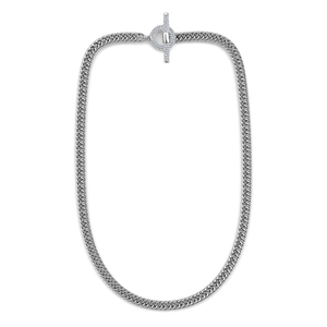 Collier à chaîne cubaine à la mode Daisini orné de cristaux <span class=keywords><strong>Swarovski</strong></span> Collier rétro plaqué <span class=keywords><strong>or</strong></span> 18 carats pour fête ou cadeau - Product Image 4