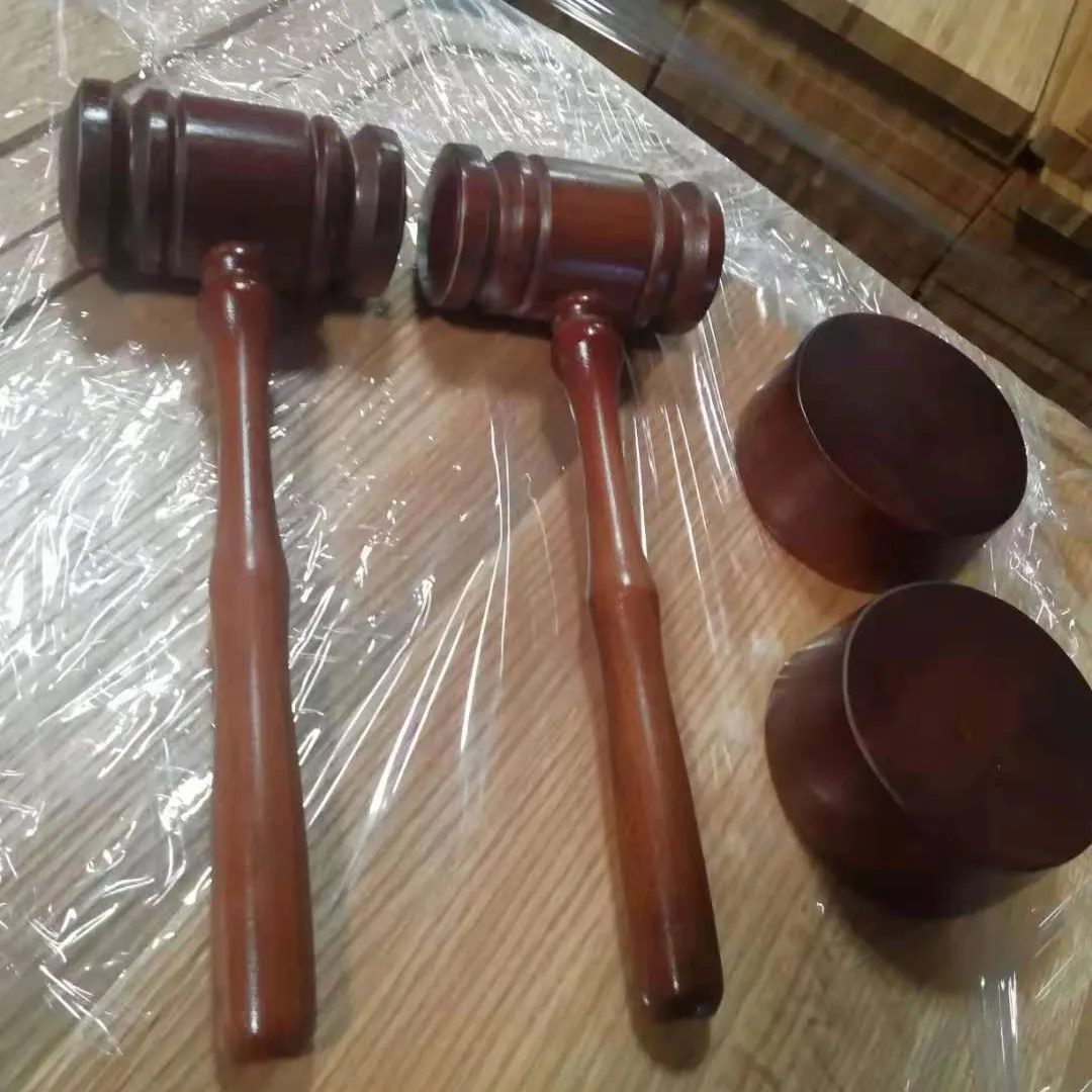 Handmade Wooden Gavel and Block Perfect for Judge, Lawyer, Auction Court, Student