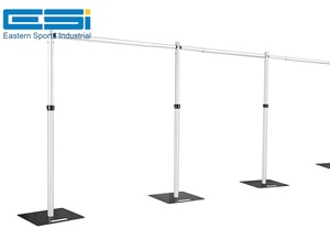 Support d'affichage portable pour stand d'exposition certifié TUV ESI, système de <span class=keywords><strong>fond</strong></span> de scène pour salon professionnel, cadre en aluminium pour mariage - Product Image 6
