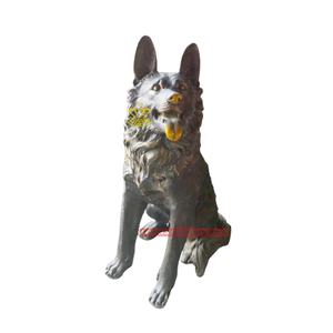 Bronze célèbre chien <span class=keywords><strong>Statue</strong></span> maison jardin ornement <span class=keywords><strong>Sculpture</strong></span> métal artisanat Premium Figurine pour décor extérieur - Product Image 3