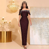 Robe de soirée longue sexy pour femme enceinte, style simple, à bretelles, asymétrique, dos nu, coupe ajustée, idéale pour anniversaire et banquet