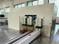 Machine de découpe et de poinçonnage entièrement automatique pour rails de stores (supérieur et inférieur), équipement de traitement de rails de rideaux en aluminium servo-assisté