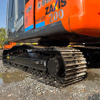 Excavadora Usada Hitachi ZX200 de 20 Toneladas, Original de Japón, Zaxis 200, Excavadora Hidráulica de Orugas con Certificado CE para Trabajos de Proyecto
