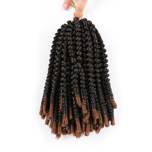 <span class=keywords><strong>Cheveux</strong></span> synthétiques <span class=keywords><strong>pour</strong></span> femmes, résistants aux basses températures, <span class=keywords><strong>pour</strong></span> tresses Ombre Bomb Twist et Spring Twist, en fibre protéinée, <span class=keywords><strong>pour</strong></span> crochet - Product Image 4