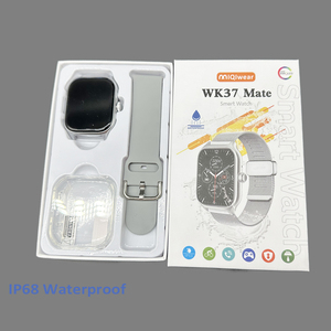 Moda colorido IP68 resistente al agua WK37 Mate BT llamada reloj inteligente táctil completo <span class=keywords><strong>Serie</strong></span> 9 pantalla de control reloj inteligente deportivo - Product Image 6