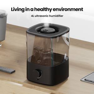 Humidificateur d'air aromathérapeutique, silencieux pour la maison, grande capacité, désinfection ultrasonique, humidificateur 4,5 L - Product Image 2