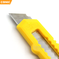 Couteau utilitaire rétractable ABS de 18mm de largeur pour la découpe et le déballage du papier Express