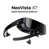Pantalla Portátil 120hz 4k HD Inmersiva, Gafas Inteligentes de Realidad Virtual 3D AR VR para Teléfono, PC, Juegos, Vídeos, Películas