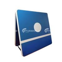 Funworldsport Commercial Drop Stitch Rebounder Air Tennis Mur Double Tissu Tennis Frapper Mur