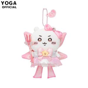 可爱动漫毛绒钥匙扣套装Usagi Momonga Hachiware迷你人物娃娃圣诞毛绒玩具圣诞礼物吊坠 - Product Image 6