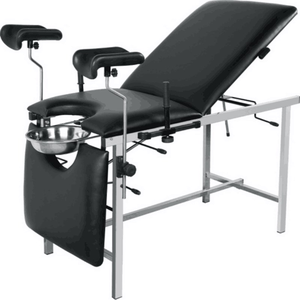 MT MEDICAL tres secciones con cuenco Examen de ginecología Sofá cama de examen de ginecología Silla de ginecología portátil médica - Product Image 1