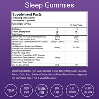 Gummies OEM/ODM Bonne Nuit pour Femmes et Hommes – Supplément de Magnésium pour Soulager le Stress, Favoriser le Sommeil et la Relaxation – Gummies Halal GMP