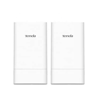 Tenda O1-5G 5.8GHz 867Mbps luar ruangan titik ke titik Wi-Fi Jembatan 1KM jarak jauh CPE luar ruangan dengan antena 2 * 9dBi