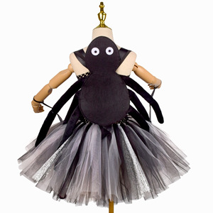 Disfraces <span class=keywords><strong>de</strong></span> Halloween <span class=keywords><strong>de</strong></span> bruja <span class=keywords><strong>araña</strong></span> negra para niñas y niños, vestidos <span class=keywords><strong>de</strong></span> Cosplay <span class=keywords><strong>de</strong></span> telaraña brillante, trajes <span class=keywords><strong>de</strong></span> tutú para fiesta <span class=keywords><strong>de</strong></span> carnaval, vacaciones - Product Image 3