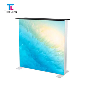 TianLang Promotion Table d'affichage Pvc Stand d'<span class=keywords><strong>exposition</strong></span> Compteur Portable Stand d'<span class=keywords><strong>exposition</strong></span> Boîte à lumière Table - Product Image 3
