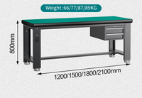 Table de travail modulaire antistatique Youren OEM en acier laminé à froid pour atelier, avec rangement d'outils industriels, garantie 3 ans