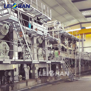 Máy nghiền giấy để tái chế Bảng thẻ testliner Máy làm giấy kraft dây chuyền sản xuất giấy - Product Image 2