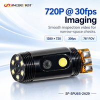 Module de caméra endoscopique USB à double objectif HD 720P étanche avec éclairage LED intégré pour l'inspection industrielle