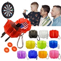 Tas Dart Mini PENPEN, Kantong Plastik Transparan, Dompet, 4 Pilihan Warna, Kotak Pembawa, Kemasan Dapat Disesuaikan, Dart Digital