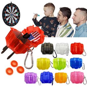 Pochette transparente en plastique PENPEN pour mini-fléchettes, 4 couleurs au choix, étui <span class=keywords><strong>de</strong></span> transport, emballage personnalisable, fléchettes numériques - Product Image 1