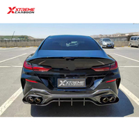 Difusor Trasero Inferior de Fibra de Carbono XTREME, Kit de Carrocería con Difusor de Aire Trasero para BMW G16 840i M850i Serie 8 2019-2023