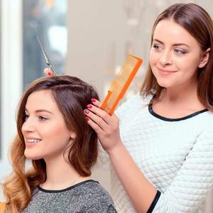 Peine de Peluquería Antiestático de Plástico Personalizado con su Logotipo, Peine de Peluquería de Alta Calidad, Peine Plano para Barbería - Product Image 6