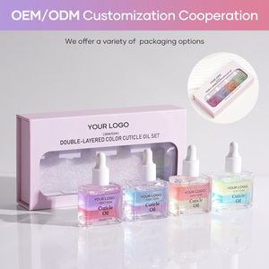 MissGel Set minyak kutikula Label pribadi produsen untuk perawatan kuku Logo khusus 10ml botol dengan minyak kutikula dua warna organik - Product Image 5