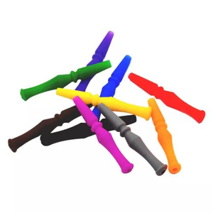 6 uds pipa de agua de silicona reutilizable Shisha boquillas para fumar boca Sheesha Narguile - Product Image 2