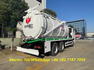 Camion d'aspiration des eaux usées Shacman F3000 populaire en Afrique avec pompe d'aspiration des eaux usées haute performance et réservoir de 15 mètres cubes - Product Image 5