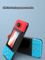 3,0 Zoll D20 Mini Handheld-Spielkonsole 500 in 1 Klassische Fernbedienung 8-Bit Retro-Spielkonsole Farbdisplay Unterstützt TV-Ausgang
