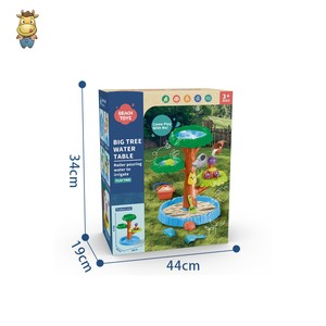 Table de jeu d'extérieur pour enfants Big Tree, table à sable et à eau, ensemble de jeux sensoriels, jouets de plage en plastique avec accessoires - Product Image 5