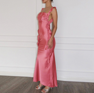 Abito <span class=keywords><strong>Casual</strong></span> Sexy senza spalline 2024 donna stile Runwaylover 2739 lungo - Product Image 3