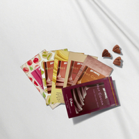 Sachets mats personnalisés thermoscellables à trois soudures, imprimés en héliogravure, résistants à l'humidité, pour café et thé, avec fermeture éclair