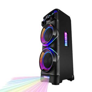 Nhà máy mới 90 wát LED ánh sáng màu xanh cho <span class=keywords><strong>Bluetooth</strong></span> <span class=keywords><strong>Speaker</strong></span> với RGB chiếu sáng xách tay Đảng loa với AUX thông tin liên lạc - Product Image 5