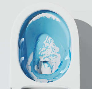 Inodoro de Cerámica Alargado Anti-Salpicaduras para Niños y Familias, Sanitario para Baño - Product Image 5