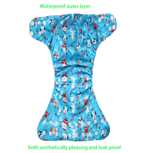 Culotte bébé <span class=keywords><strong>lavable</strong></span> en microfibre douce et respirante à deux couches, motif hérisson lanterne, pour bébés de 1 à 3 ans, respectueuse de la peau - Product Image 4