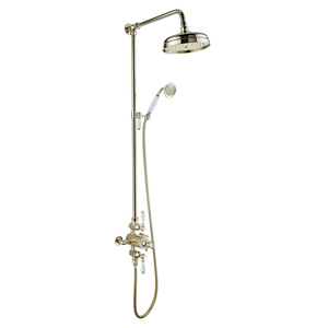 8" Showerhead Vernet Shower and Gold Shower <b>Kit</b> OEM Function Wall Mounted Bathroom Shower Gold BT-XT202-gold Customized BT-XT202 - Product Image 2