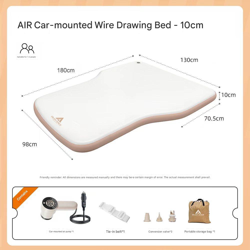 Gonfleur de lit brossé monté sur voiture de 180 cm, gonfleur monté sur voiture 2 psi