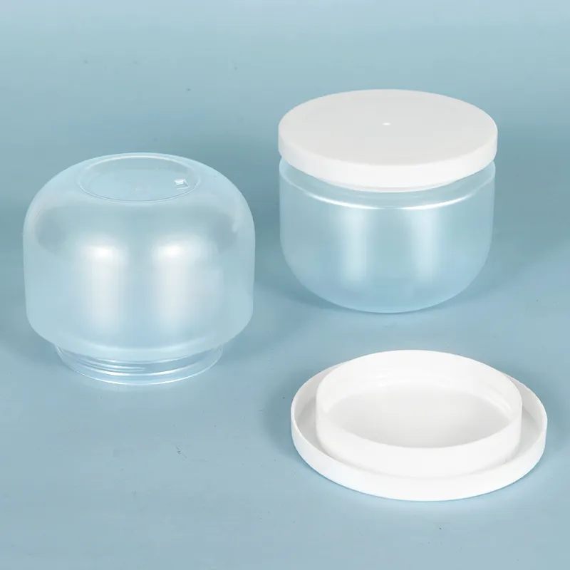 Groothandel 250Ml Lege Body Cream Container Verpakking Custom Logo Plastic Kom Vorm Biologisch Afbreekbare Cosmetische Pot
