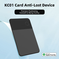 Traceur de portefeuille rechargeable pour iOS et Android, localisateur de cartes et de clés, carte intelligente anti-perte ultra-mince